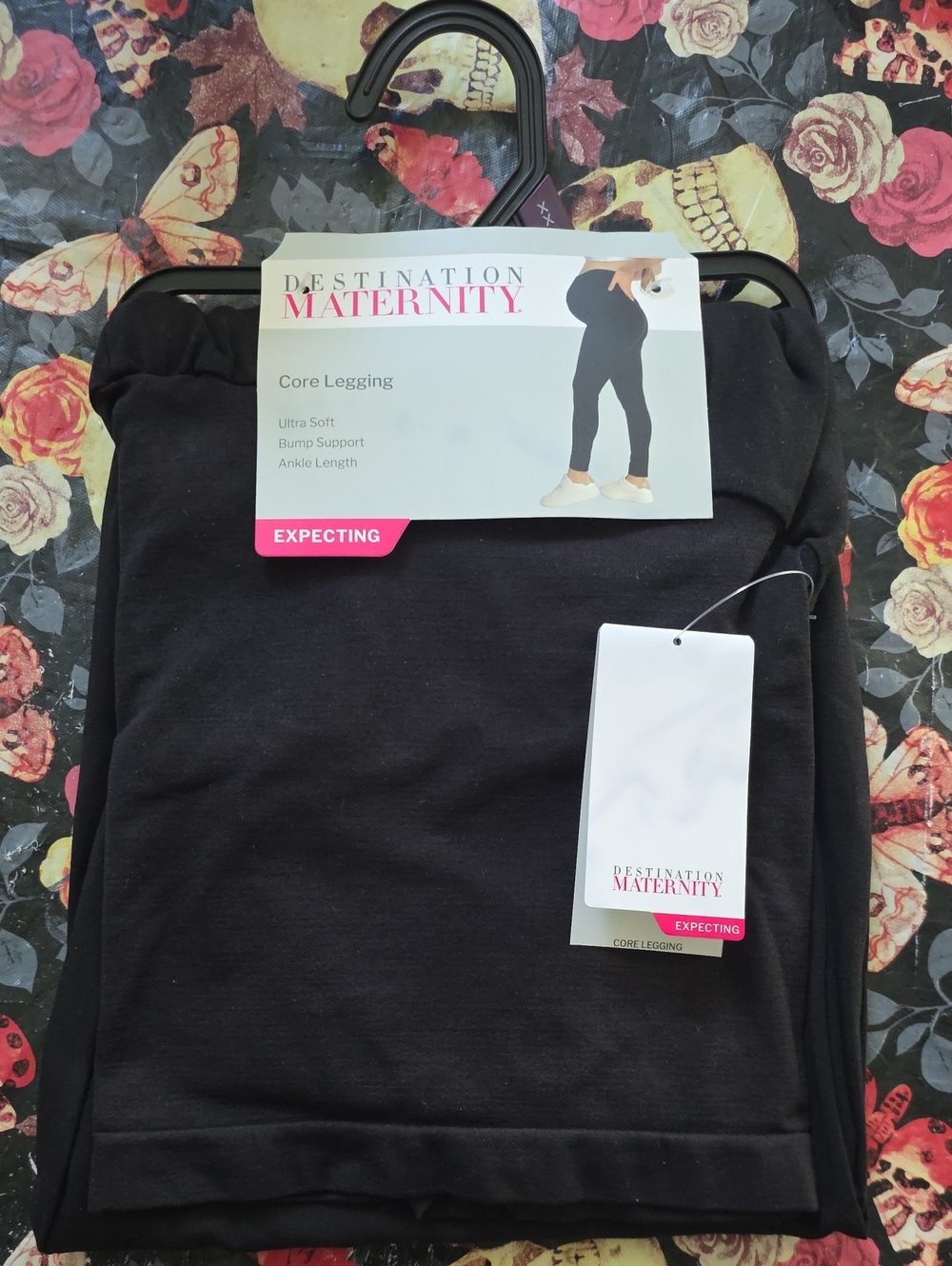 Destination Maternity Black Core Jeggings - Ankle Length